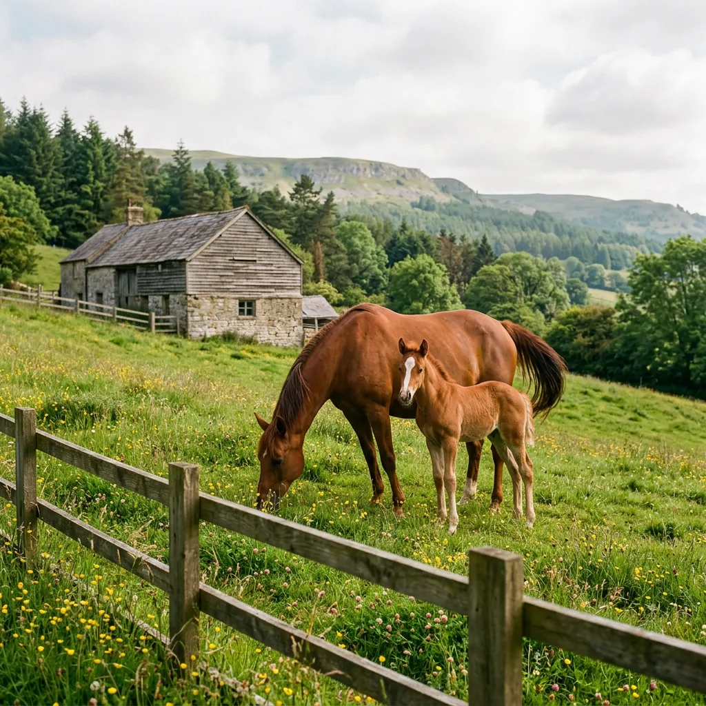 Élevage de chevaux, Écurie Marades, Saint-Cergues