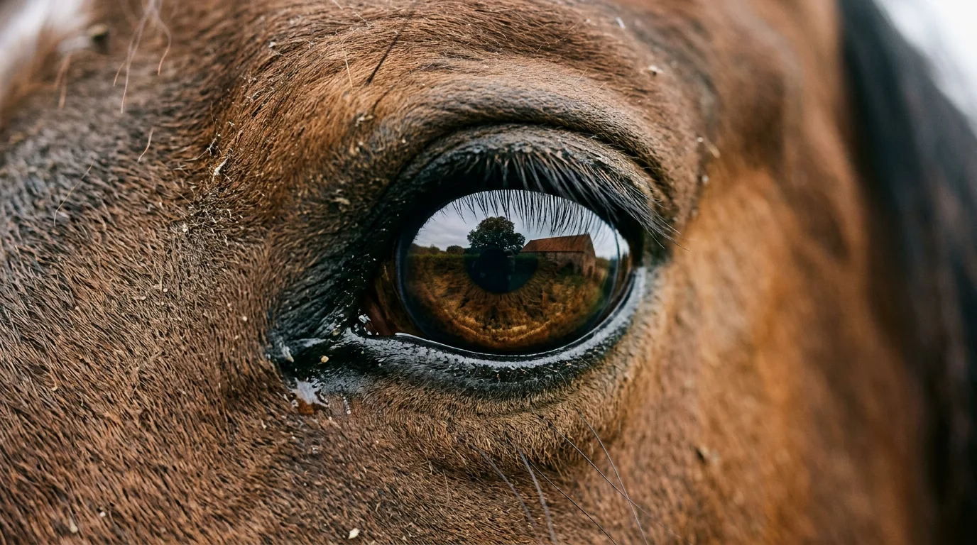 Un regard de cheval, Écurie Marades, Saint-Cergues